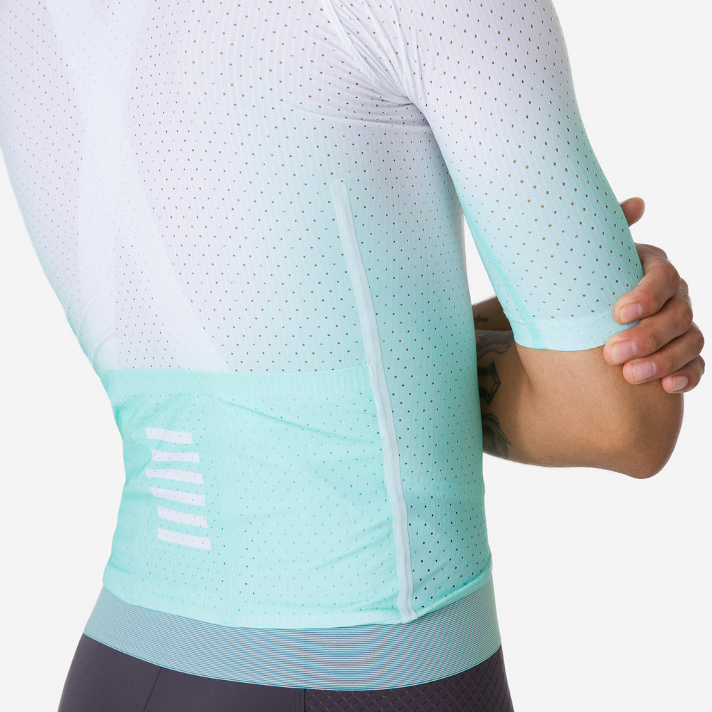 Men's Pro Team Ghost Air Jersey - Jade/White