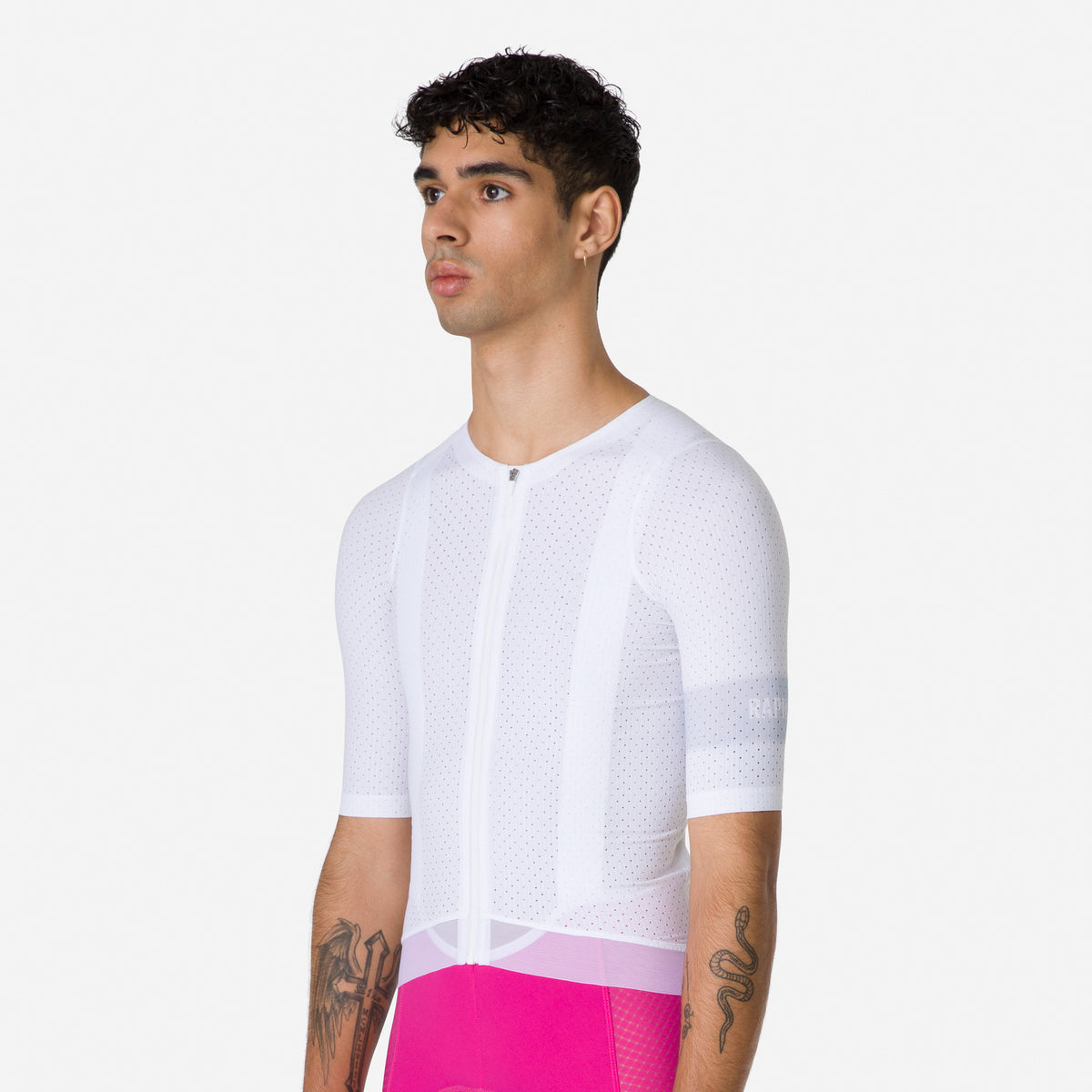 Men's Pro Team Ghost Air Jersey - White/Silver