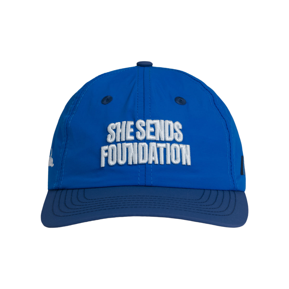 Kate Courtney 6 Panel Cap - Fossil Blue