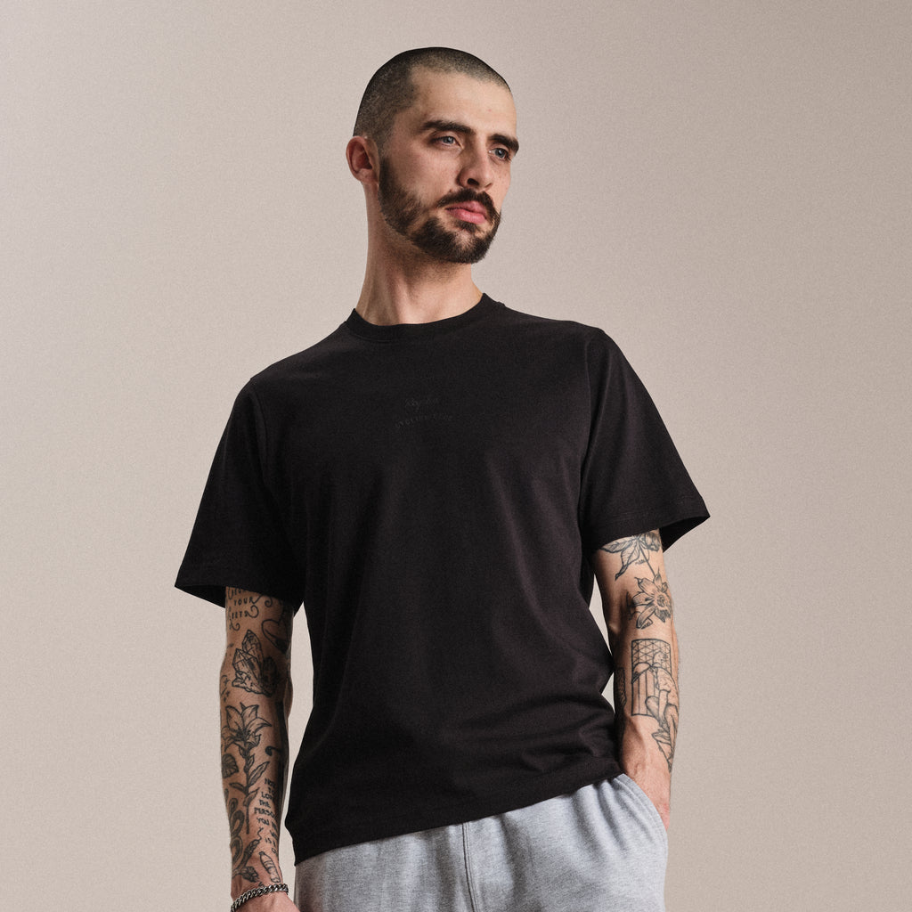Men's RCC Cotton T-Shirt - Black/Black