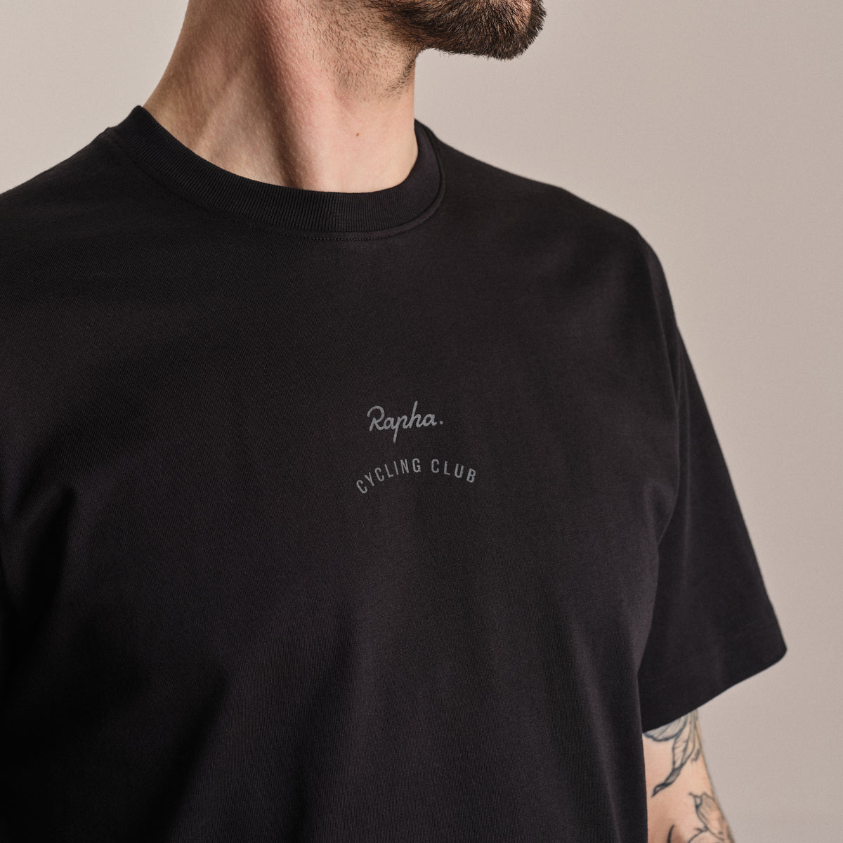 Men's RCC Cotton T-Shirt - Black/Black