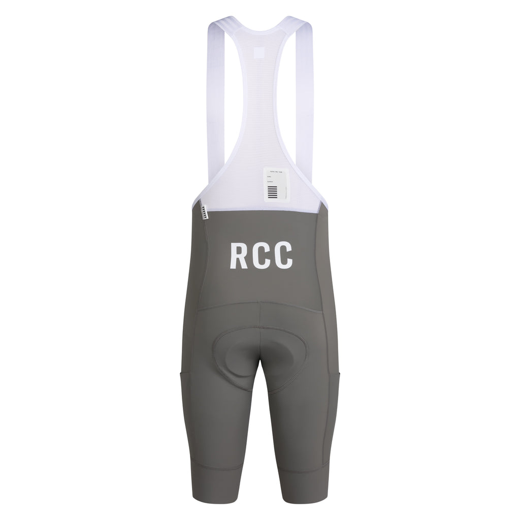 Men's RCC Pro Team Cargo Bib Shorts - Long - Smoke/White