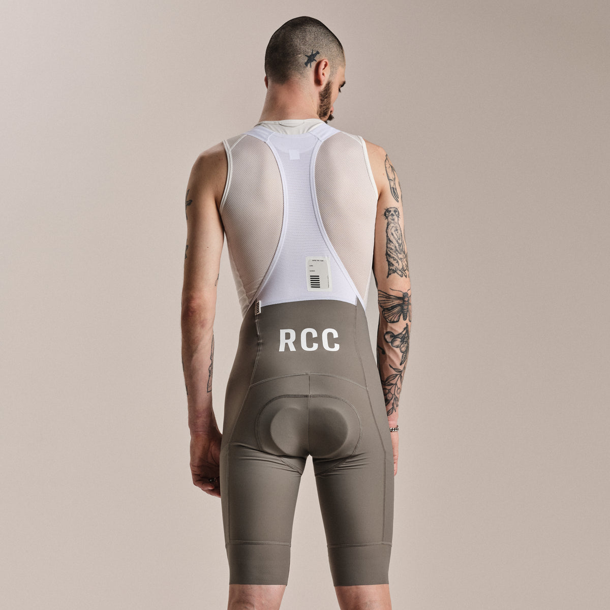 Men's RCC Pro Team Cargo Bib Shorts - Long - Smoke/White