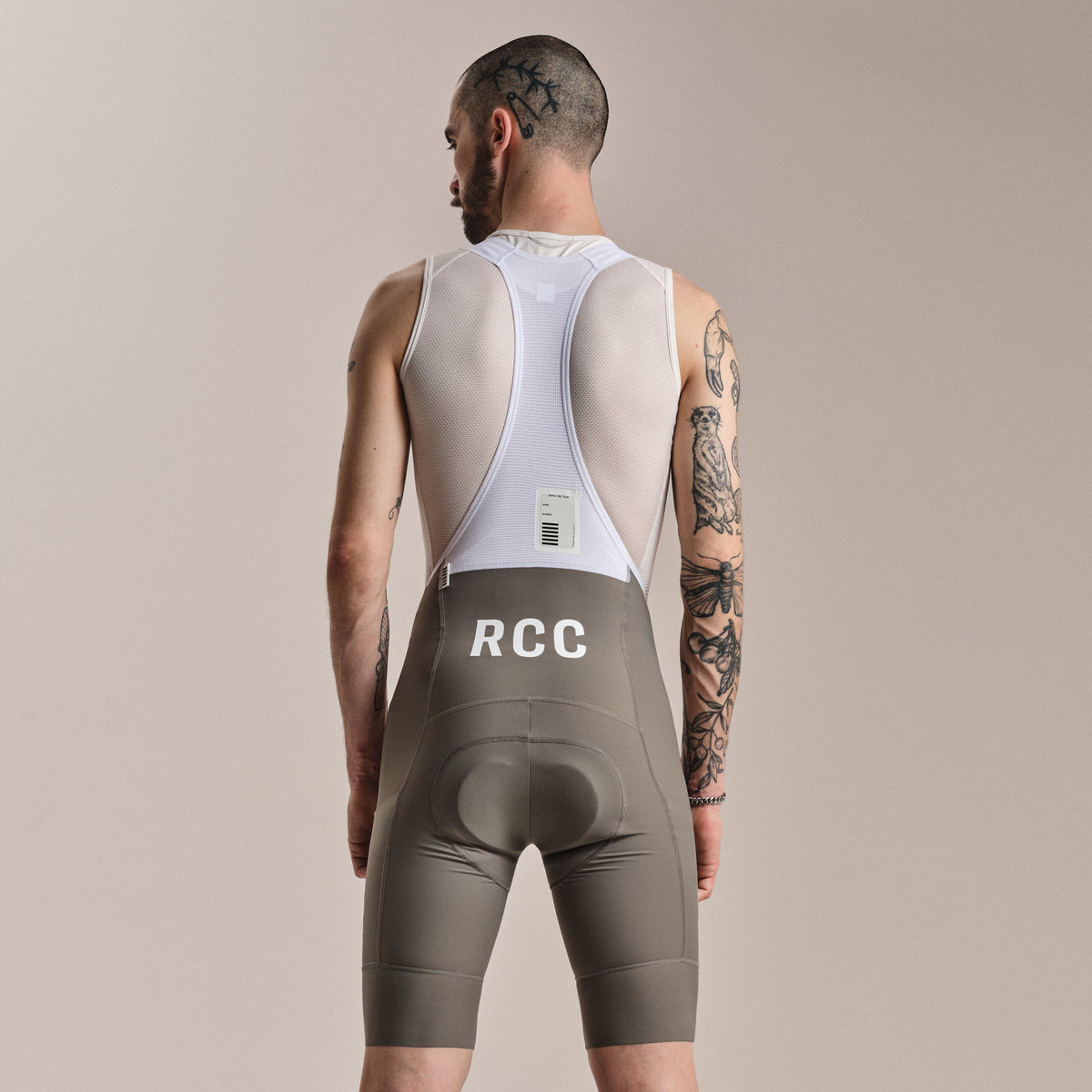 Men's RCC Pro Team Cargo Bib Shorts - Regular - Smoke/White