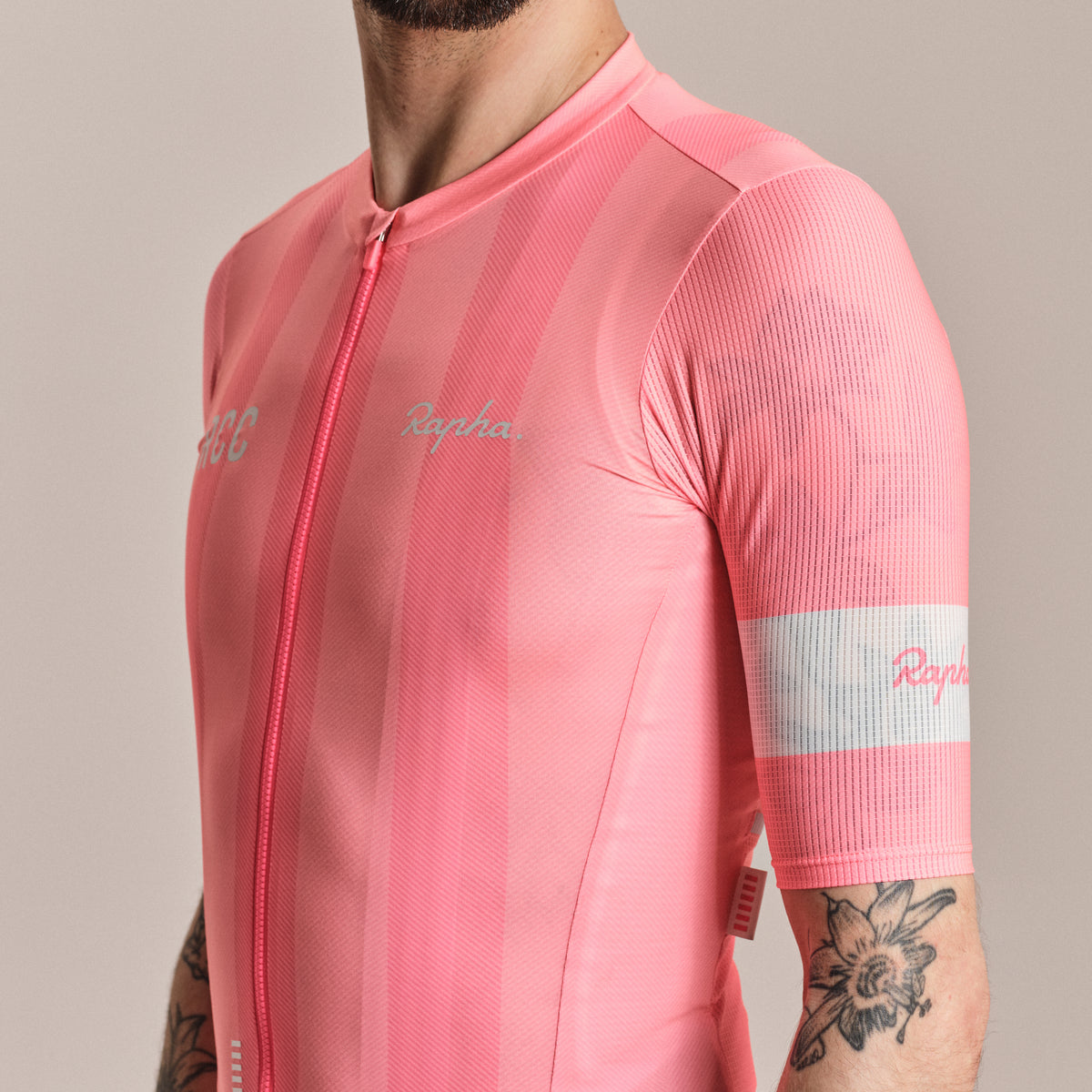 Men's RCC Pro Team Jersey II - Light Pink/High-Vis Pink