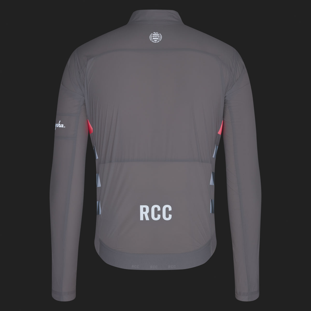 Men's RCC Pro Team Lightweight Wind Jacket - Grey/Smoke