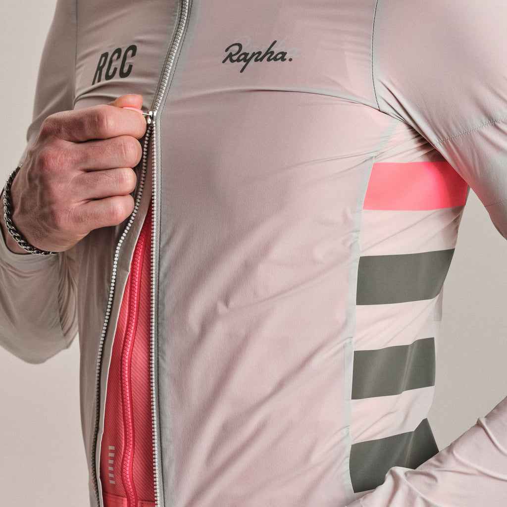 Men's RCC Pro Team Lightweight Wind Jacket - Grey/Smoke