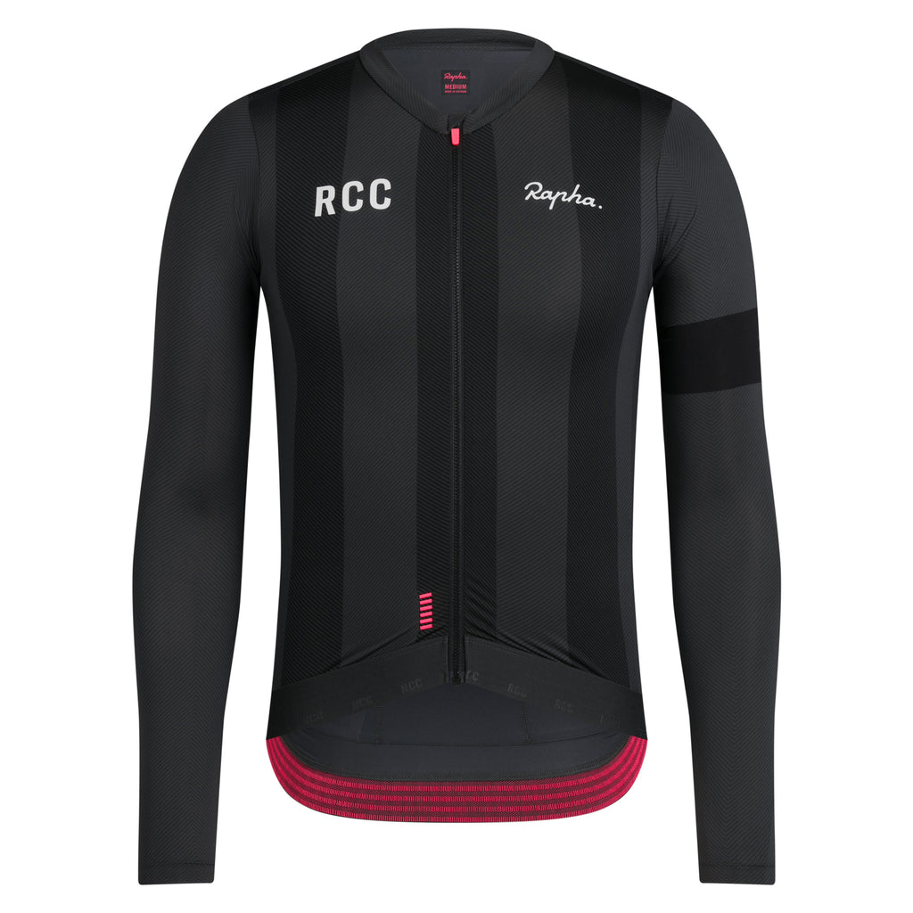 Men's RCC Pro Team Long Sleeve Lightweight Jersey - Stealth/Black