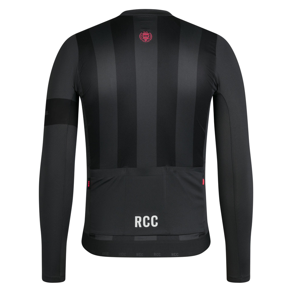 Men's RCC Pro Team Long Sleeve Lightweight Jersey - Stealth/Black