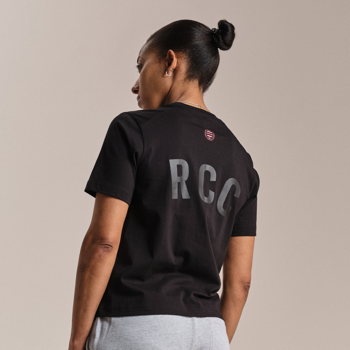 Women's RCC Cotton T-Shirt - Black/Black