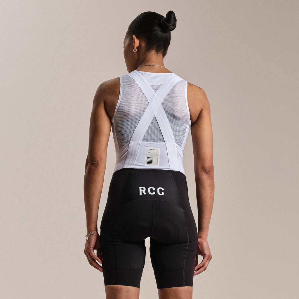 Women's RCC Pro Team Bib Shorts III - Black/High-Vis Pink