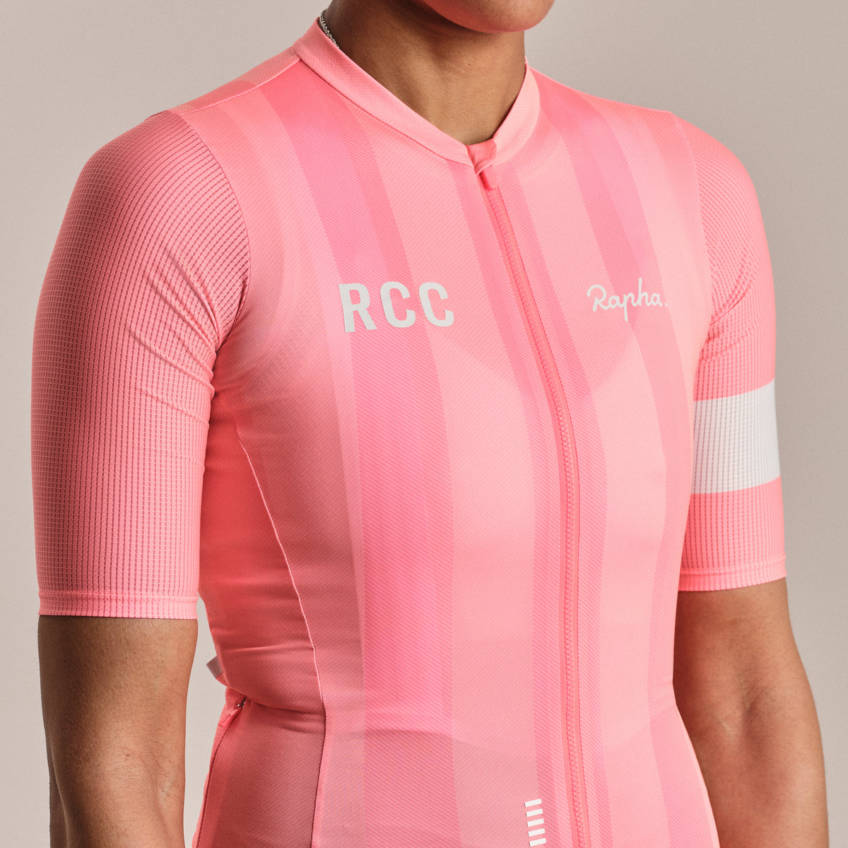 Women's RCC Pro Team Jersey II - Light Pink/High-Vis Pink