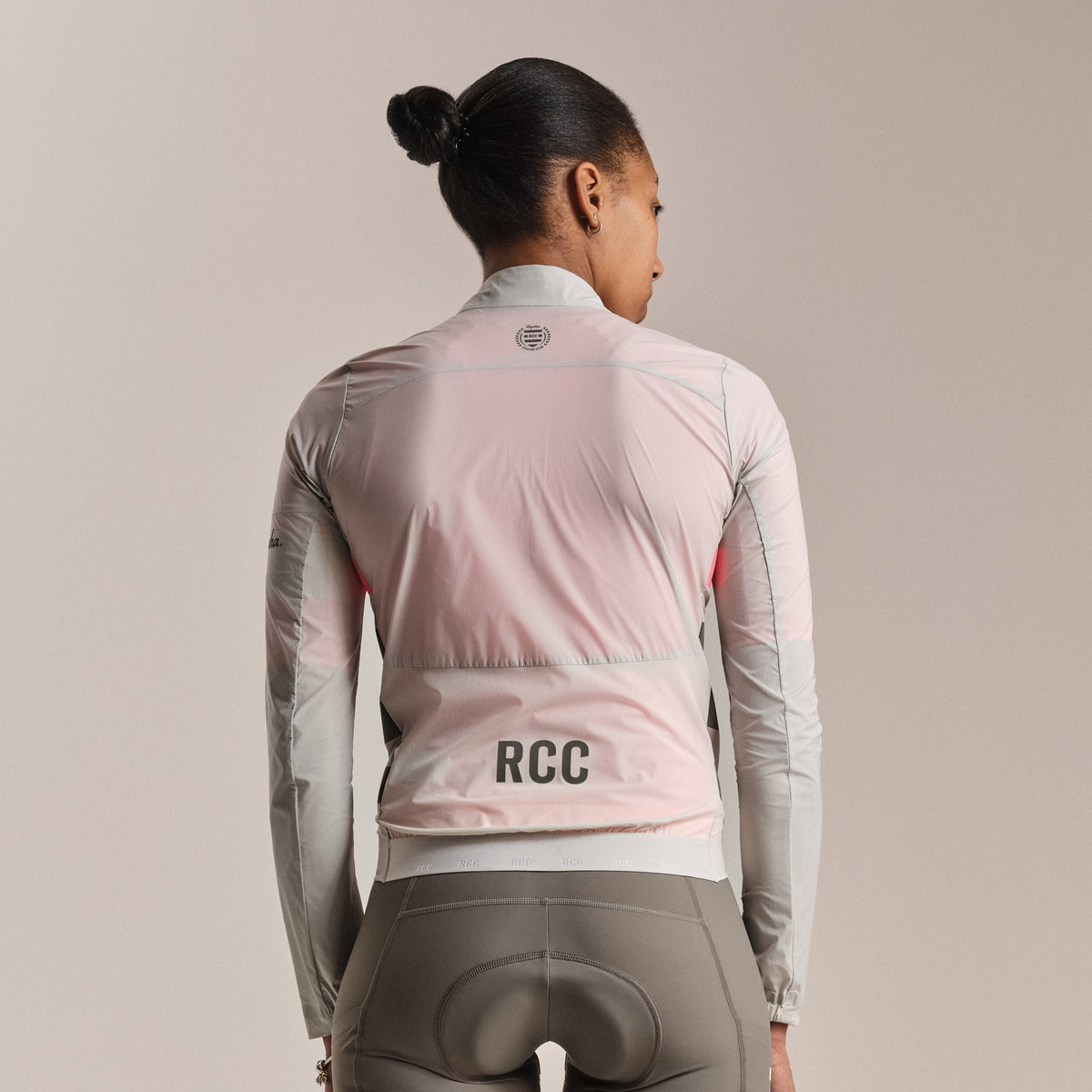 Women's RCC Pro Team Lightweight Wind Jacket - Grey/Smoke