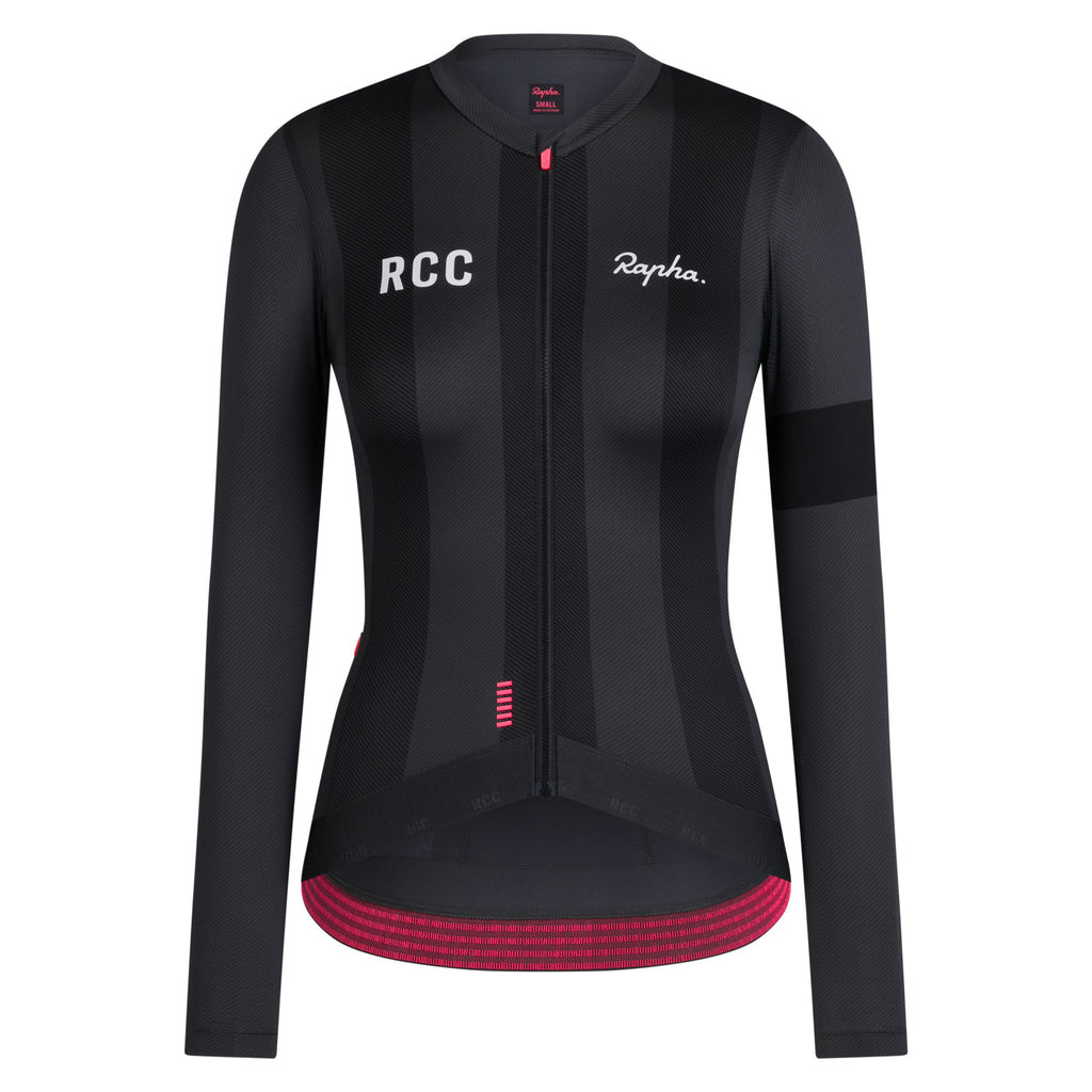 Women's RCC Pro Team Long Sleeve LW Jersey - Stealth/Black