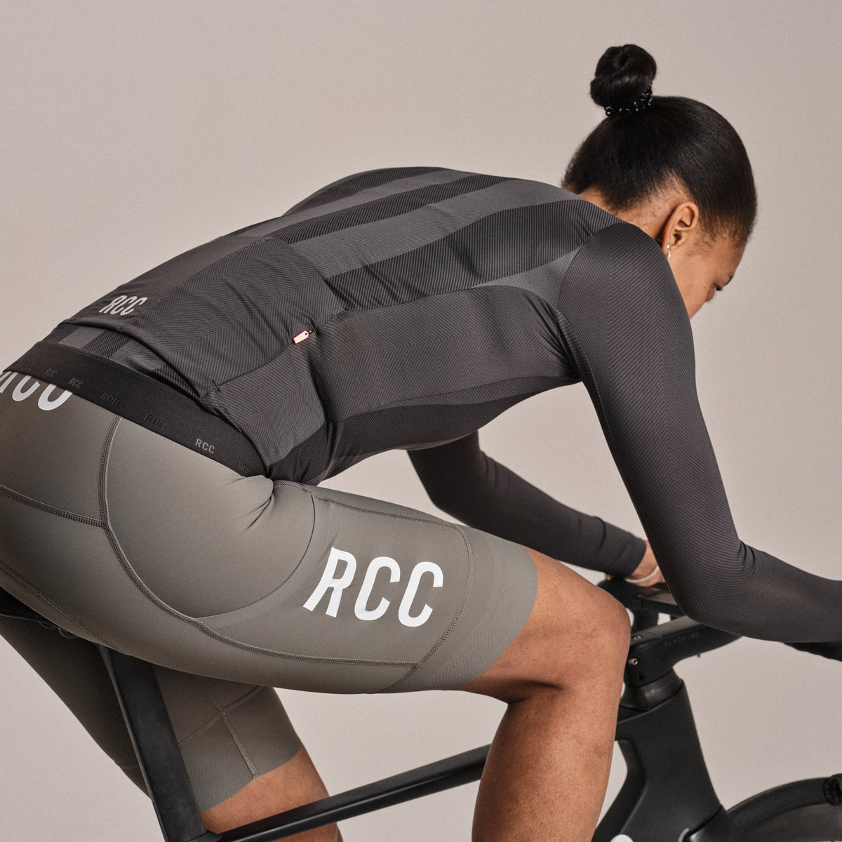 Women's RCC Pro Team Long Sleeve LW Jersey - Stealth/Black