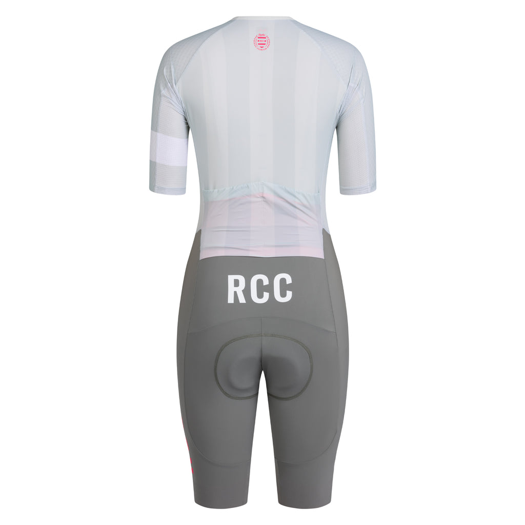 Women's RCC Pro Team Summer Roadsuit - Grey/Smoke