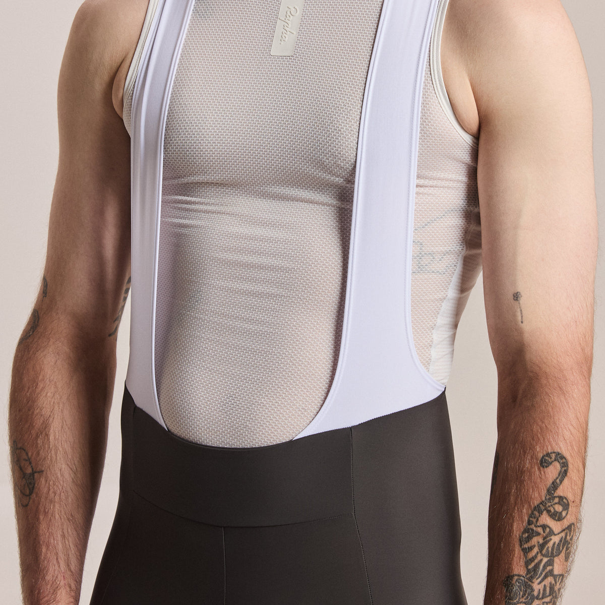 Men's Core Bib Shorts - Charcoal/White