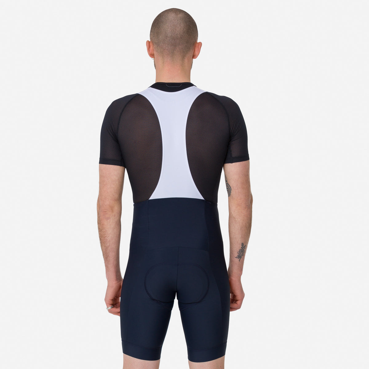 Men's Core Bib Shorts - Dark Navy/White