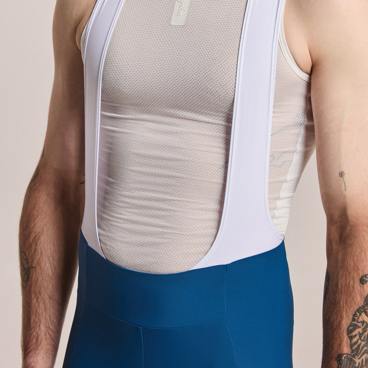 Men's Core Bib Shorts - Jewelled Blue/White