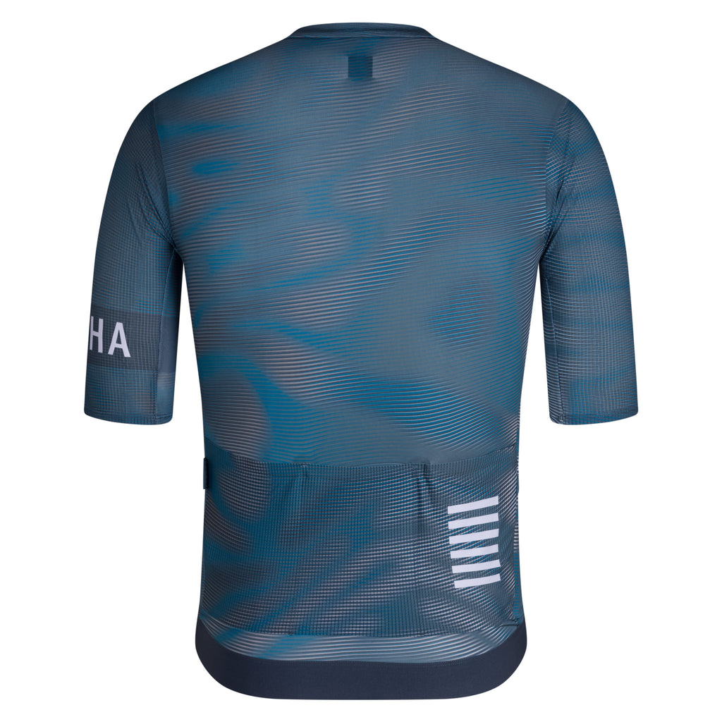 Men's Pro Team Jersey - Reaction-diffusion - Blush Lilac/Ash Black