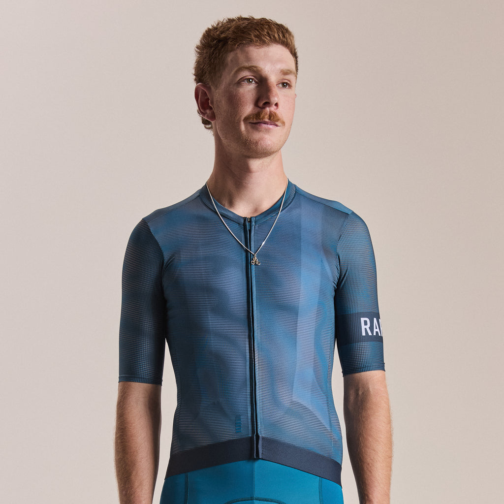 Men's Pro Team Jersey - Reaction-diffusion - Blush Lilac/Ash Black