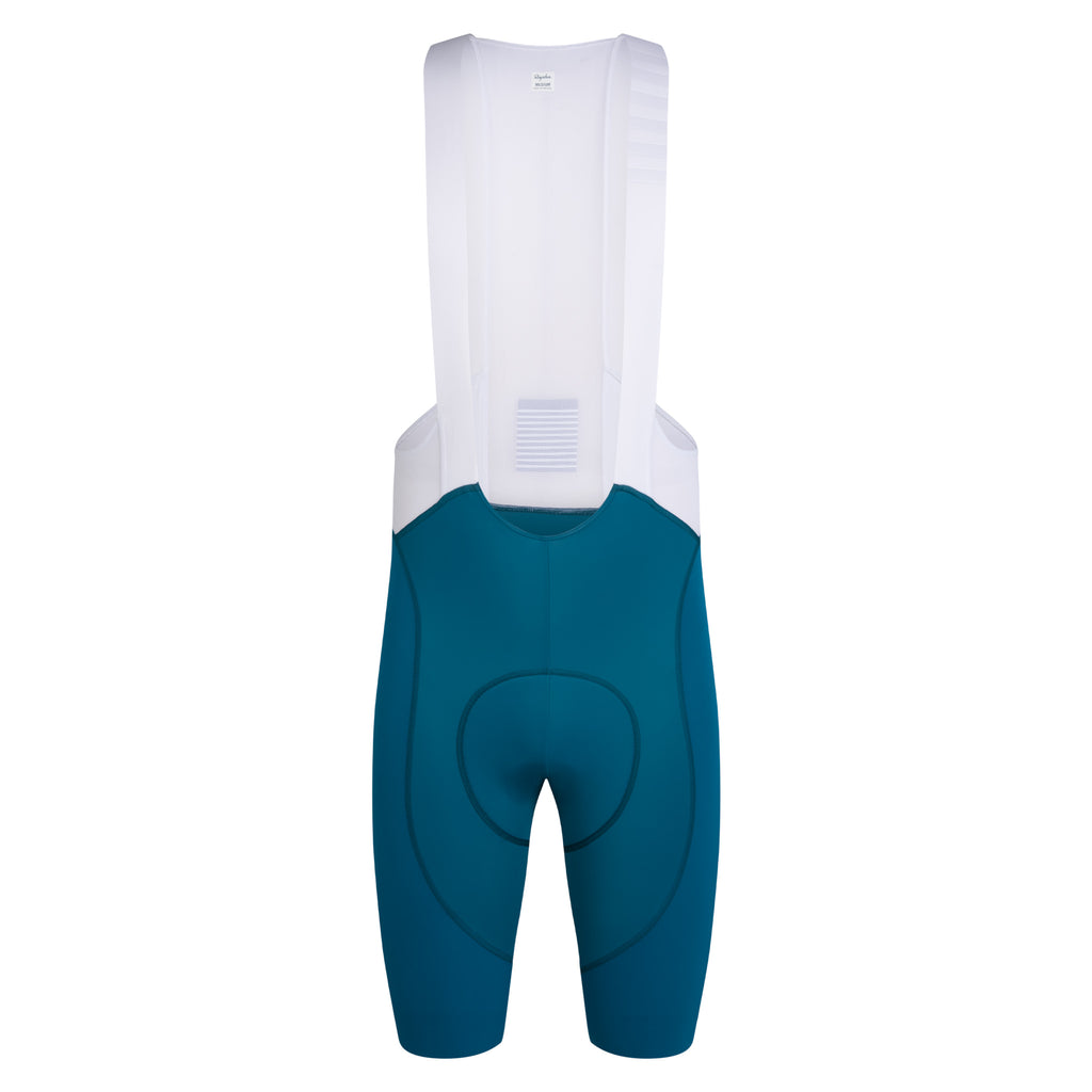 Men's Pro Team Bib Shorts - Reaction-diffusion - Slate Blue/White