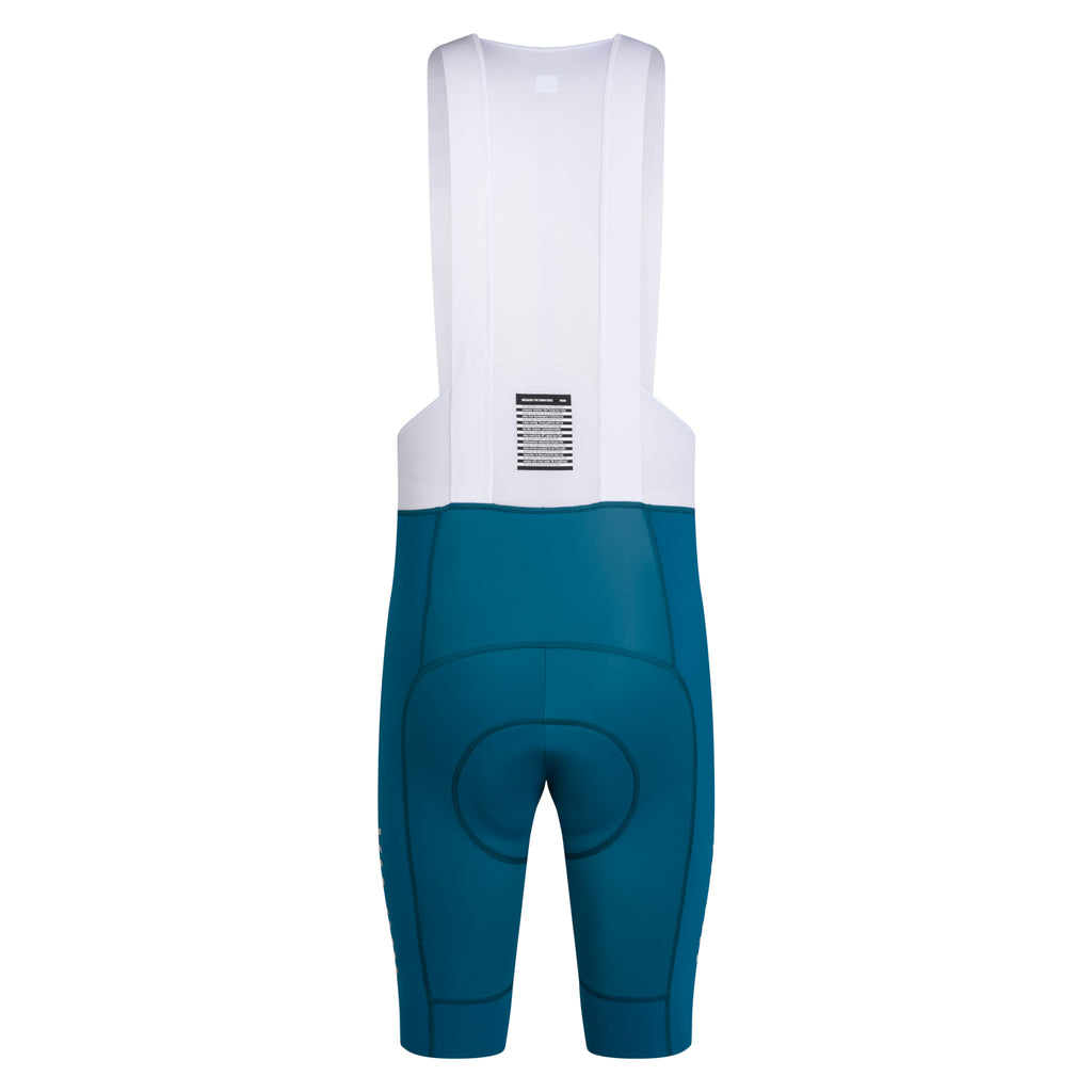 Men's Pro Team Bib Shorts - Reaction-diffusion - Slate Blue/White
