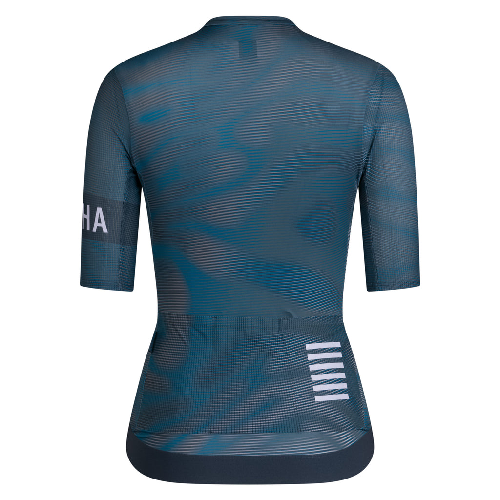 Women's Pro Team Jersey - Reaction-diffusion - Blush Lilac/Ash Black