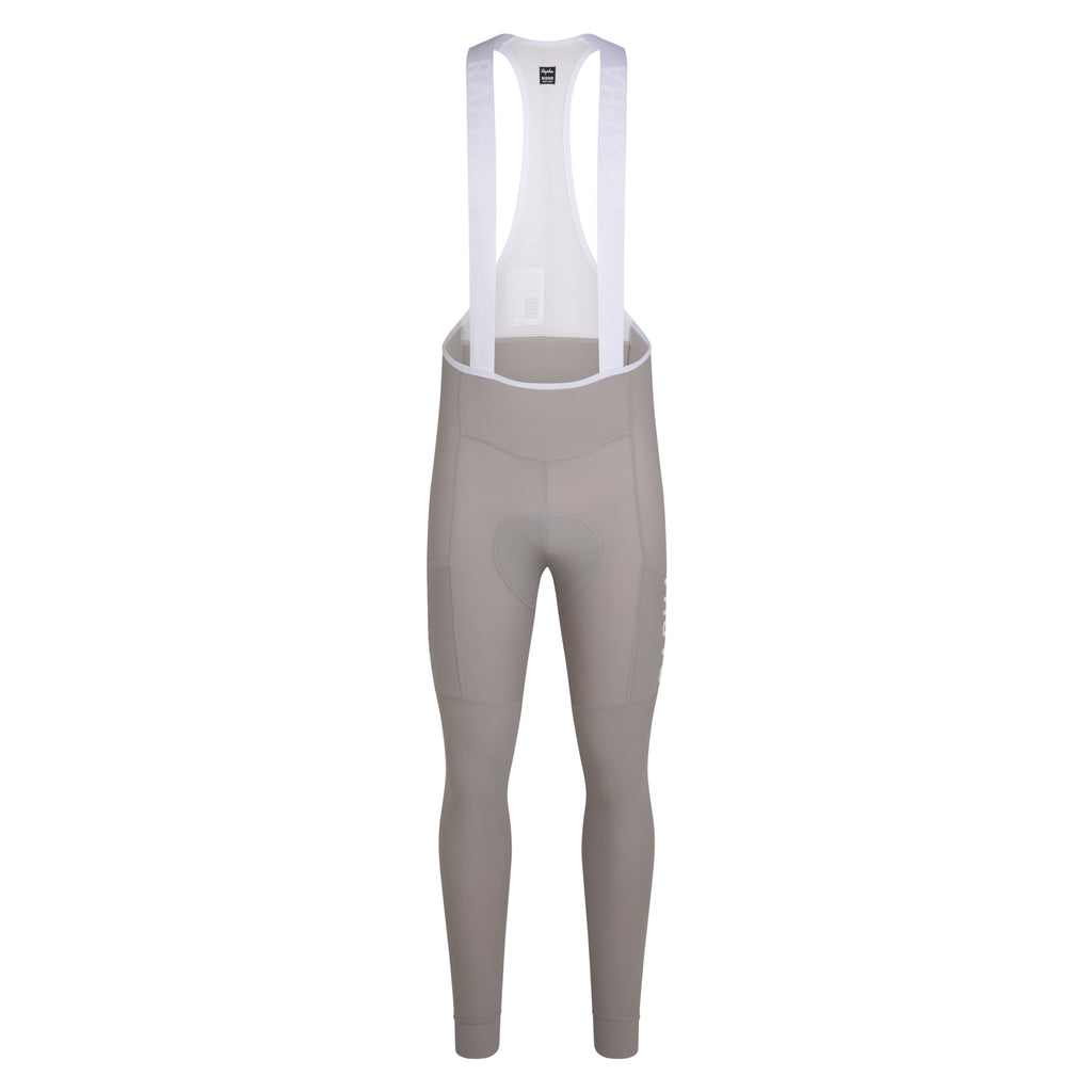 Men's Pro Team Lightweight Cargo Tights - Smoky Silver/White