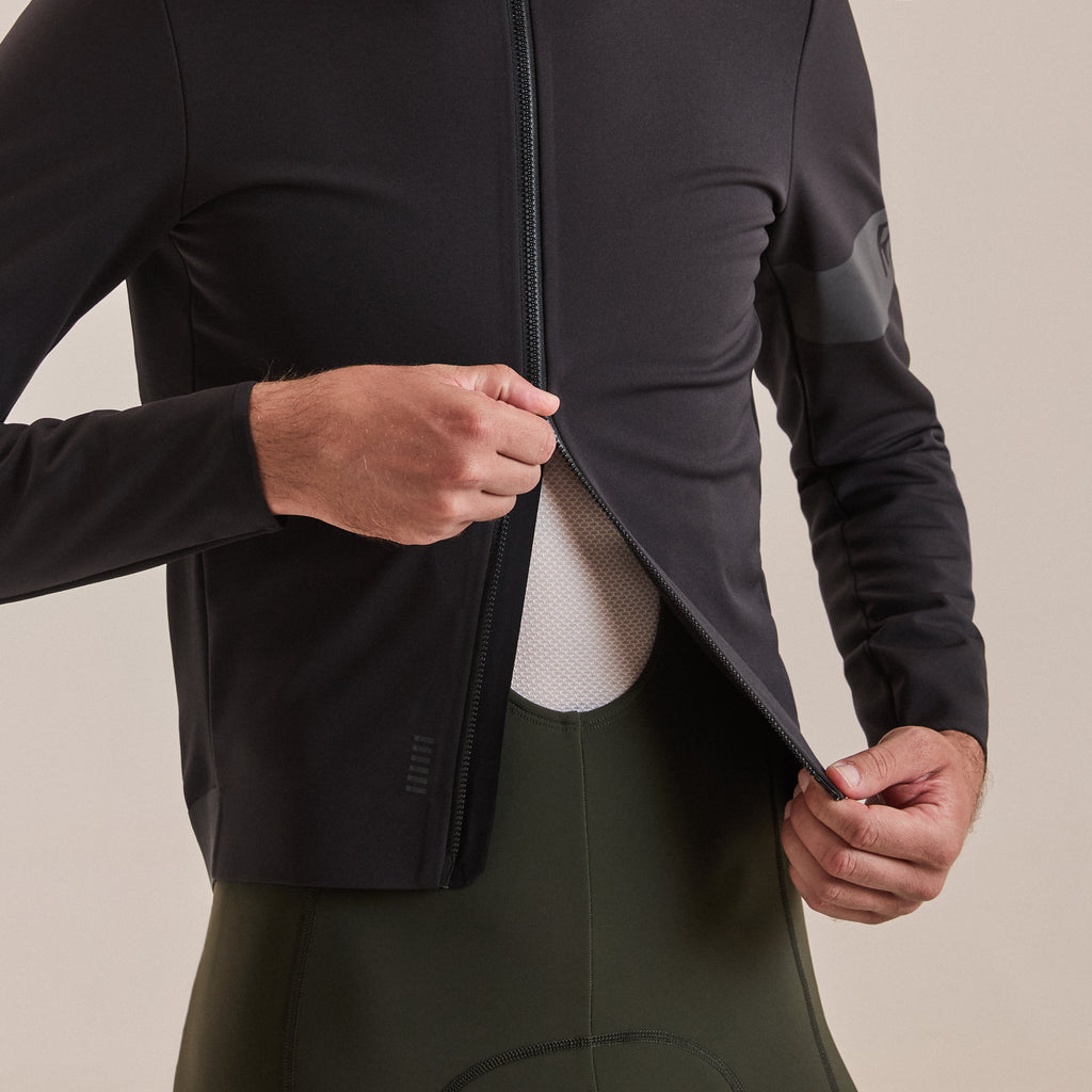 Men's Pro Team Thermal Jacket - Black/Black