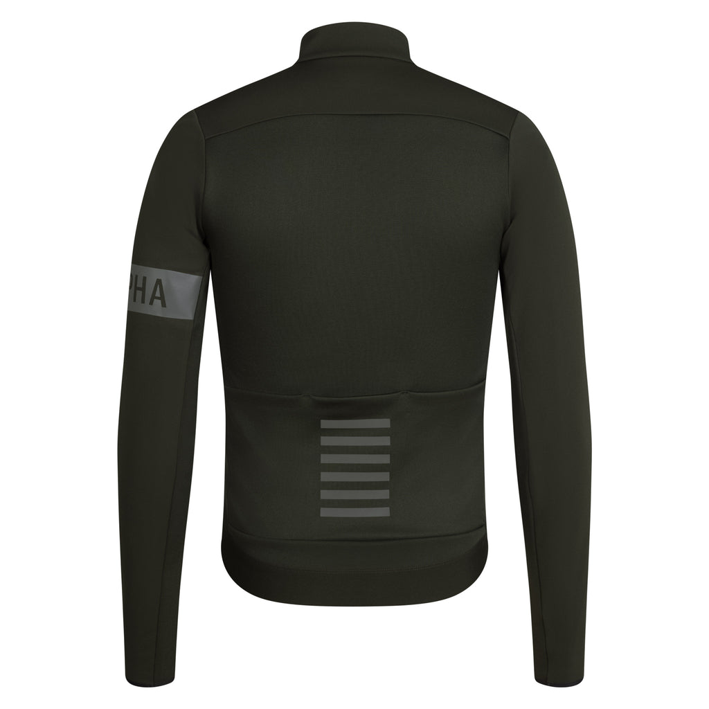 Men's Pro Team Thermal Jacket - Bottle Green/Bottle Green