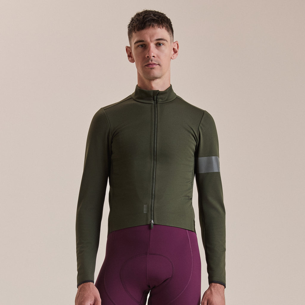 Men's Pro Team Thermal Jacket - Bottle Green/Bottle Green