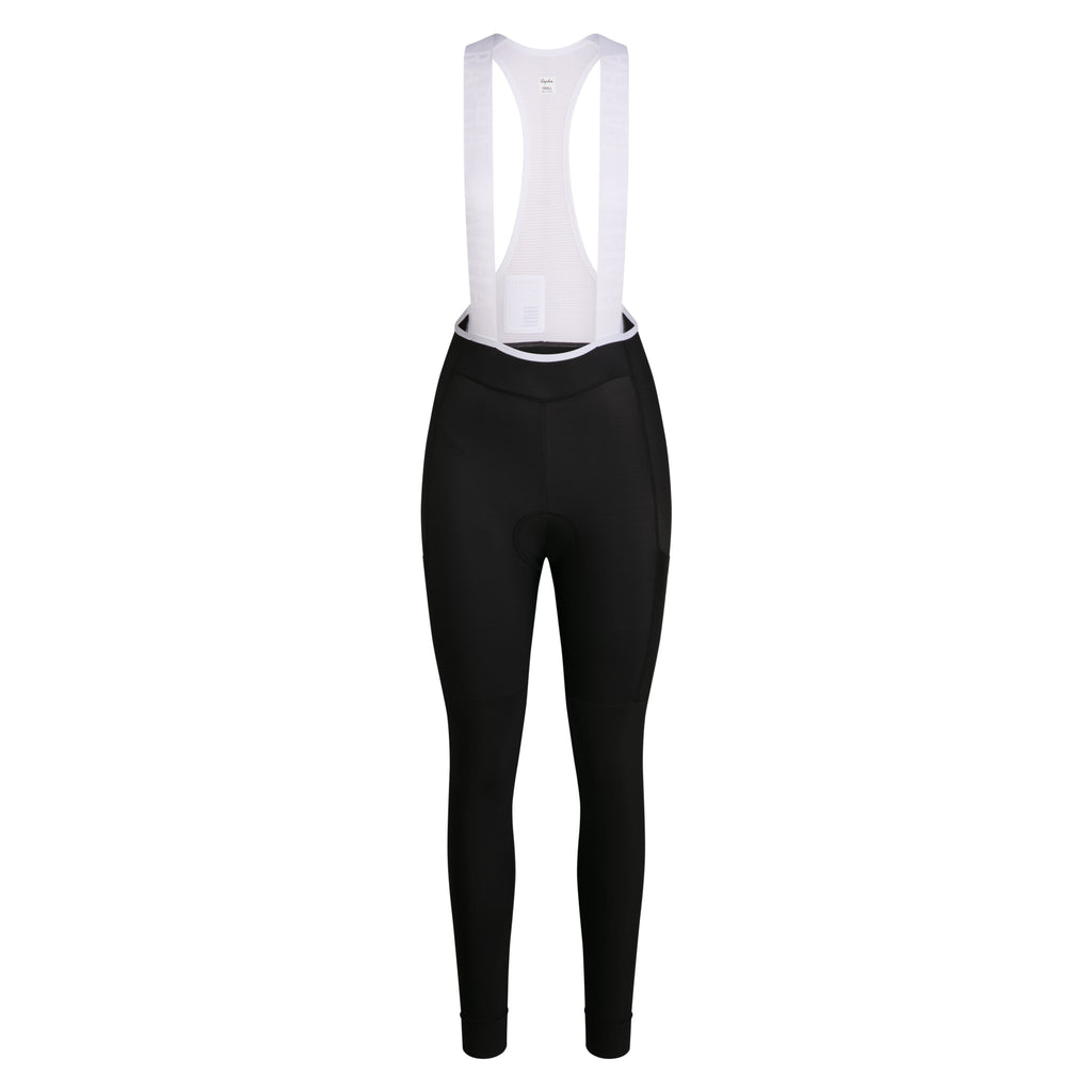 Women's Pro Team Lightweight Cargo Tights - Black/White