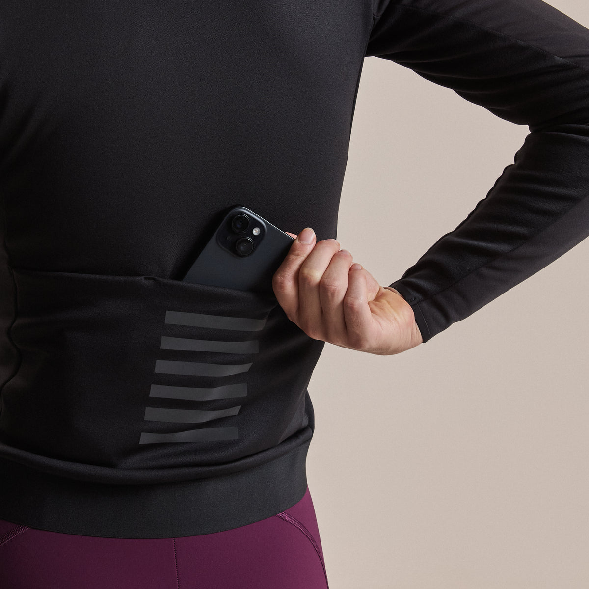 Women's Pro Team Thermal Jacket - Black/Black