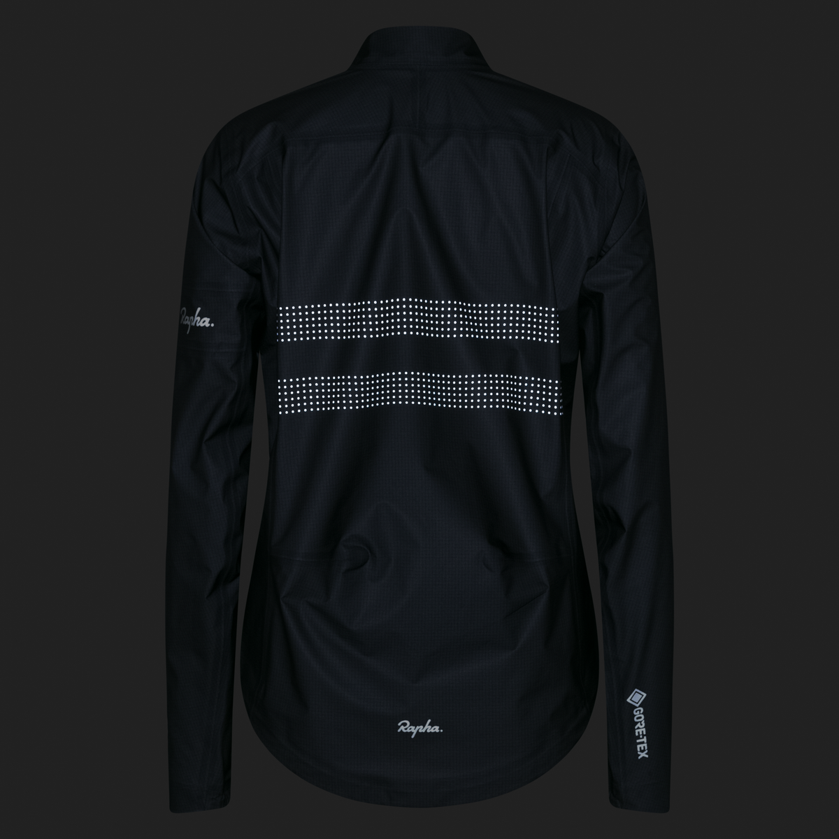 Women's Brevet Gore-Tex Rain Jacket - Black/Silver Reflective