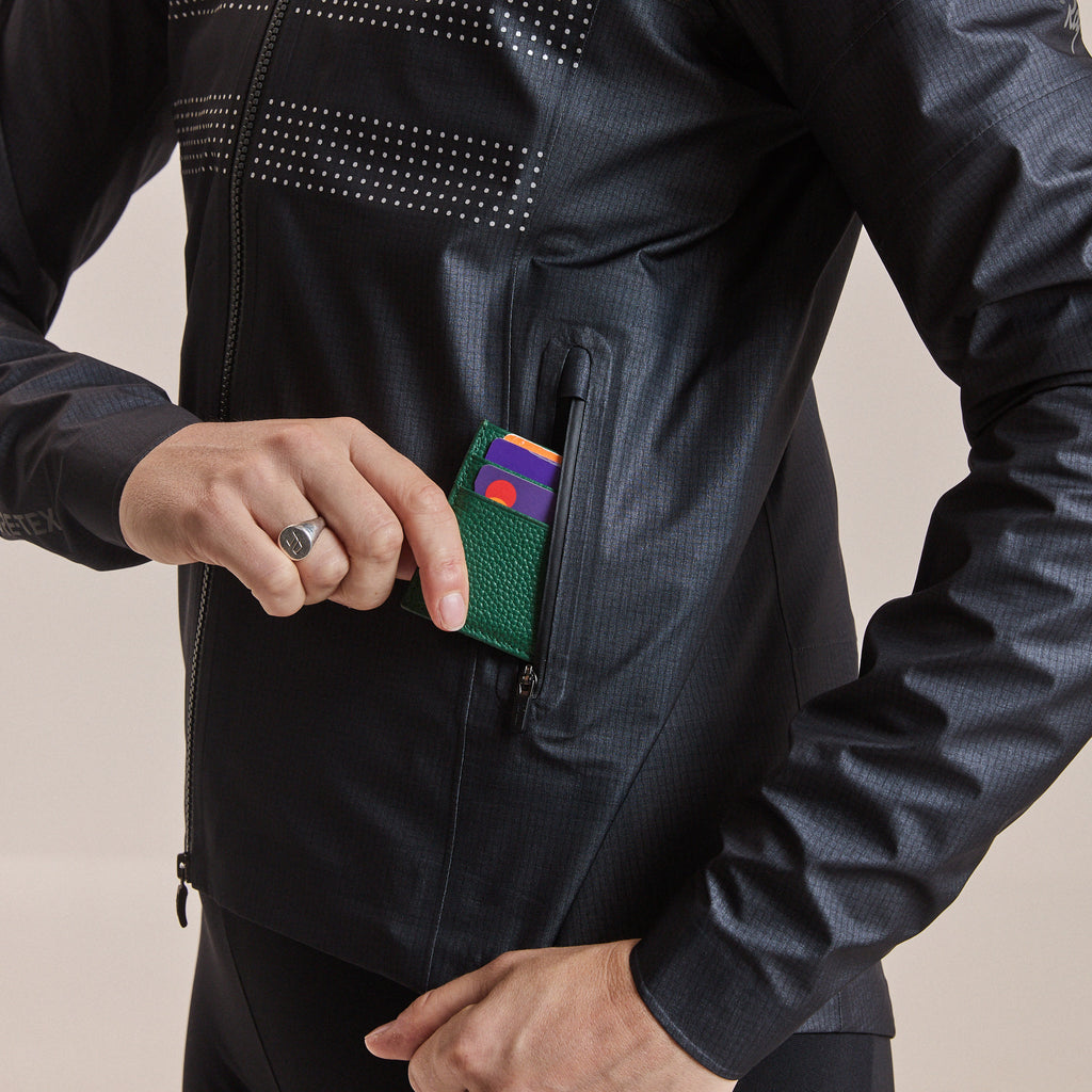 Women's Brevet Gore-Tex Rain Jacket - Black/Silver Reflective