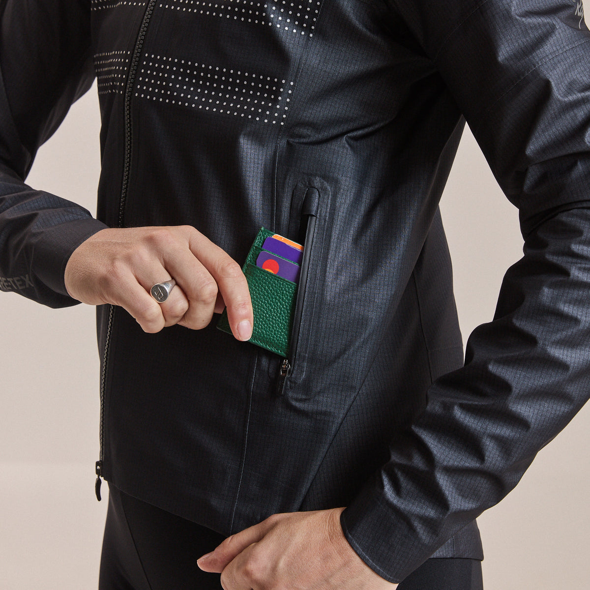 Women's Brevet Gore-Tex Rain Jacket - Black/Silver Reflective