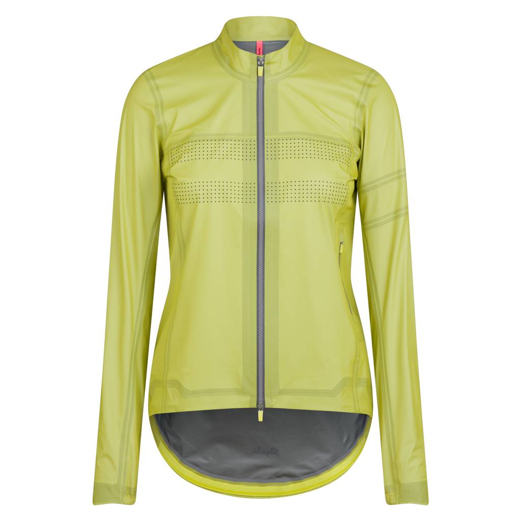 Women's Brevet Gore-Tex Rain Jacket - Chartreuse/Black