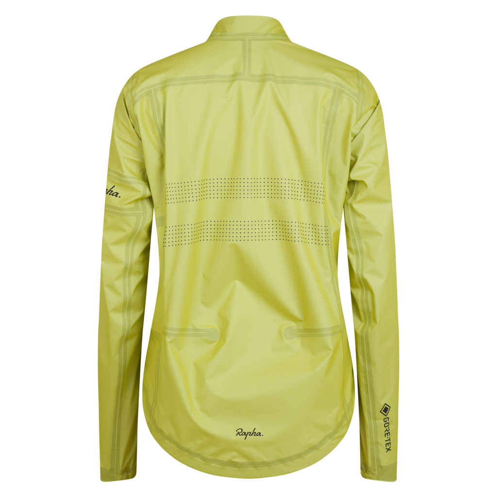 Women's Brevet Gore-Tex Rain Jacket - Chartreuse/Black