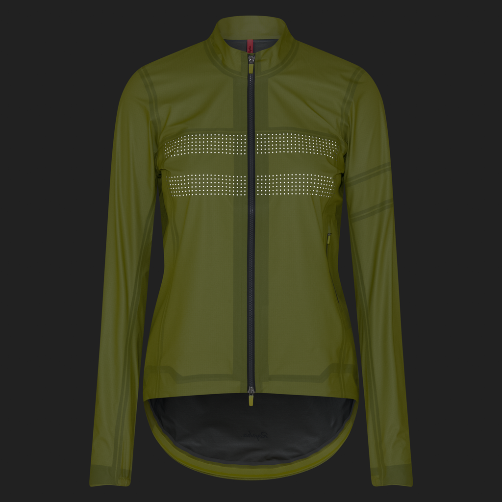 Women's Brevet Gore-Tex Rain Jacket - Chartreuse/Black
