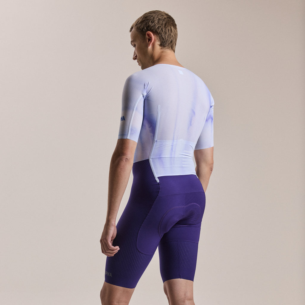 Men's Pro Team Ghost Suit - Ice Dye - Purple/White