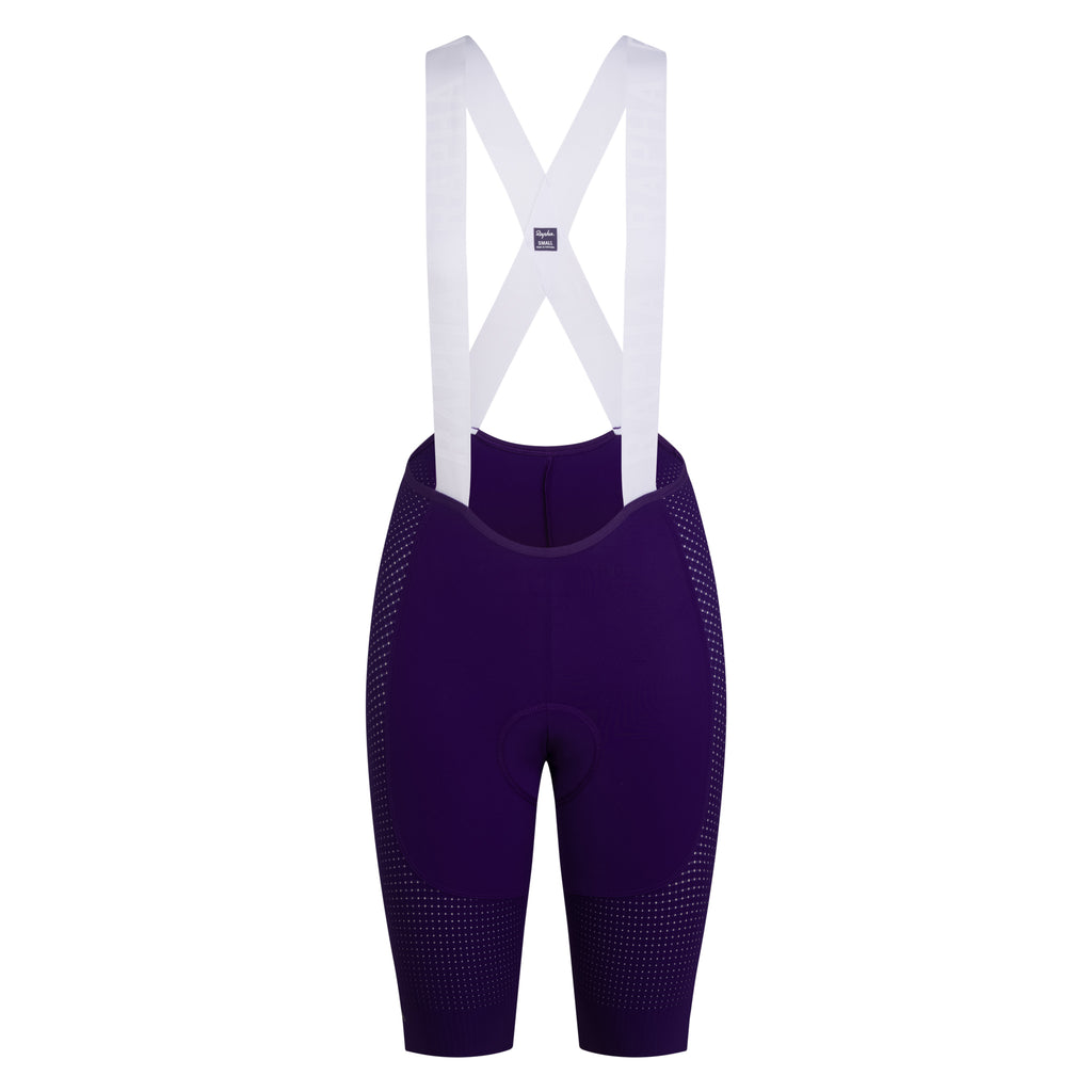 Women's Pro Team Ghost Bib Shorts - Long - Ice Dye - Purple/Carbon