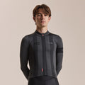 Men's RCC Pro Team Long Sleeve Midweight Jersey - Stealth Black/Black