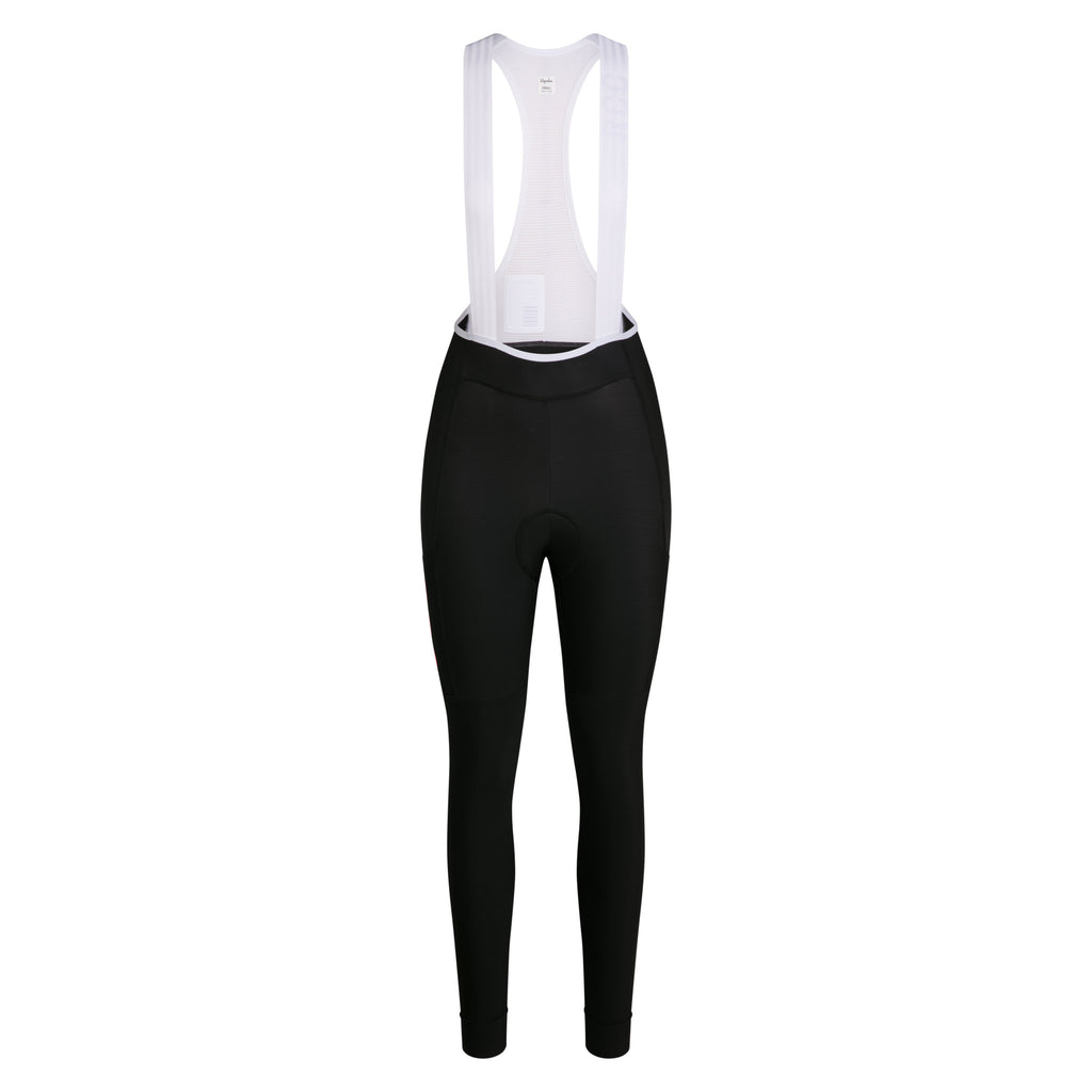 Women's RCC Pro Team Lightweight Cargo Tights - Black/Hi-Vis Pink
