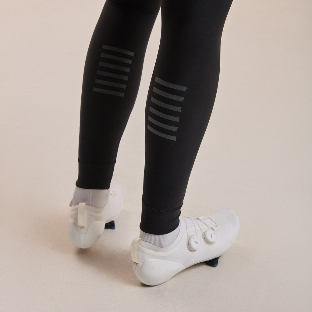 Women's RCC Pro Team Lightweight Cargo Tights - Black/Hi-Vis Pink