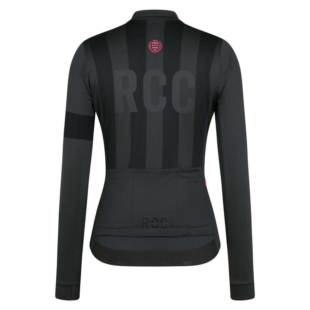 Women's RCC Pro Team Long Sleeve Midweight Jersey - Stealth Black/Black