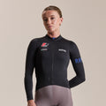 Women's Pro Team LS Midweight Jersey - Novantasei - Black/Blue