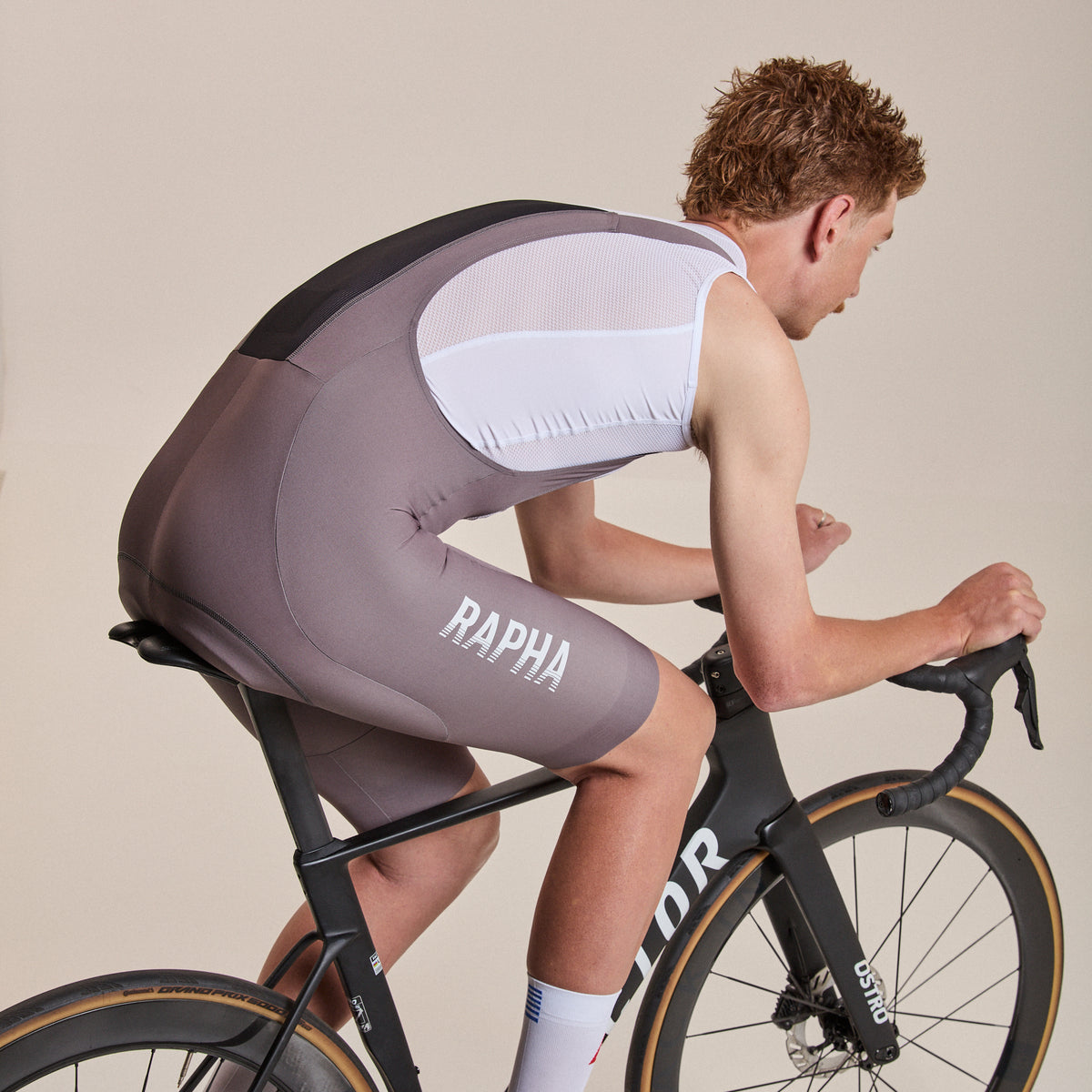 Men's Pro Team Raceweave Bib Shorts - Novantasei - Silver