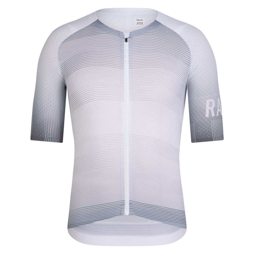 Men's Pro Team Aero Jersey - Lightspeed - White