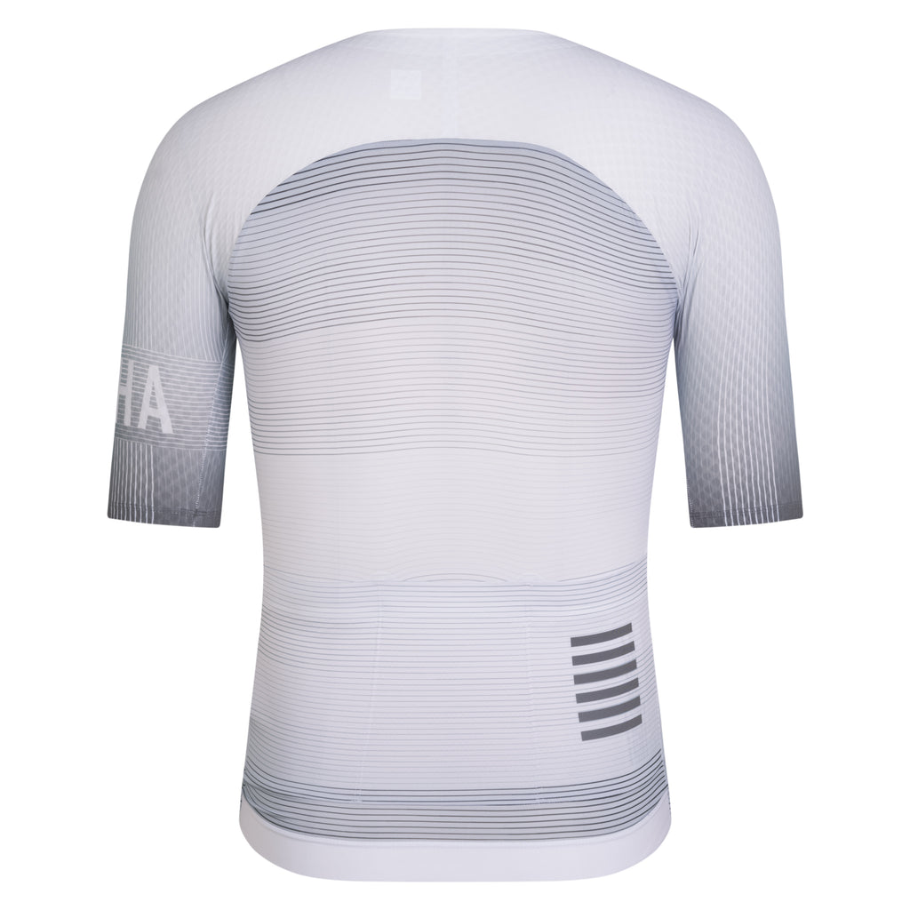 Men's Pro Team Aero Jersey - Lightspeed - White